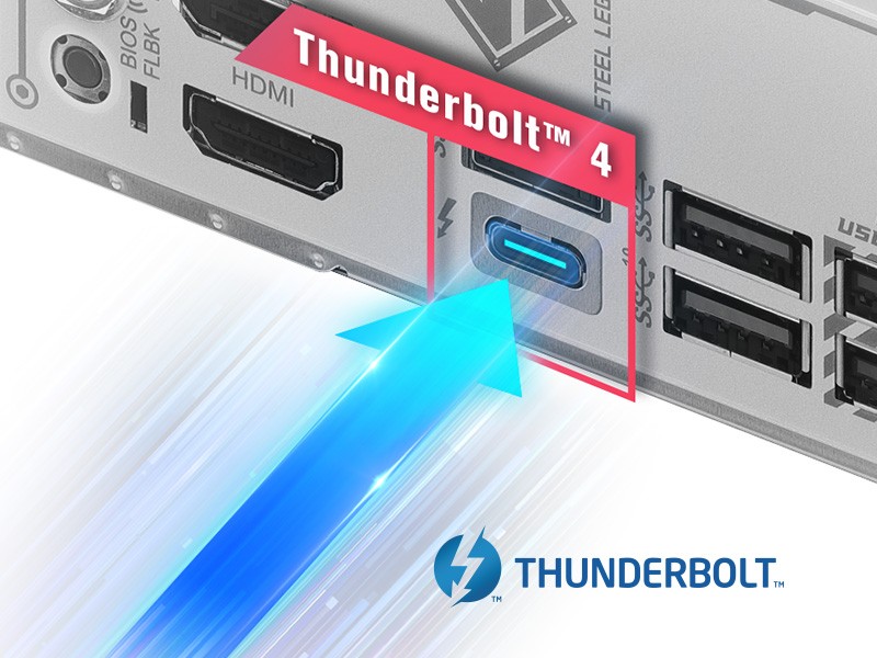 Thunderbolt™ 4/USB4 Type-C